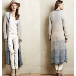 MOTH Anthropologie Ombre Loopstitch Duster Cardigan Size M –‎ Boho Festival